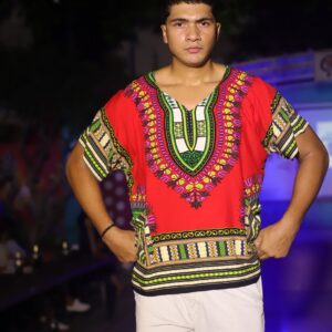 Camisa artesanal tipo Dashiki